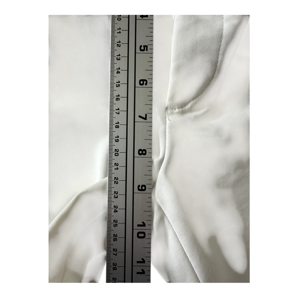 Zara White Tailored Ankle Trousers – Size L Workwear Minimal Chic - Picture 6 of 9